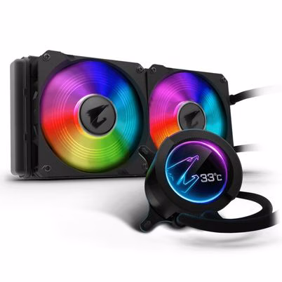 Gigabyte Aorus Liquid Cooler 280 Procesador Sistema De Refrigeración Líquida Todo En Uno 14 Cm Negro 1 Pieza(S)